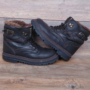 Ozkan Shoes Fur-lined Leather Boots